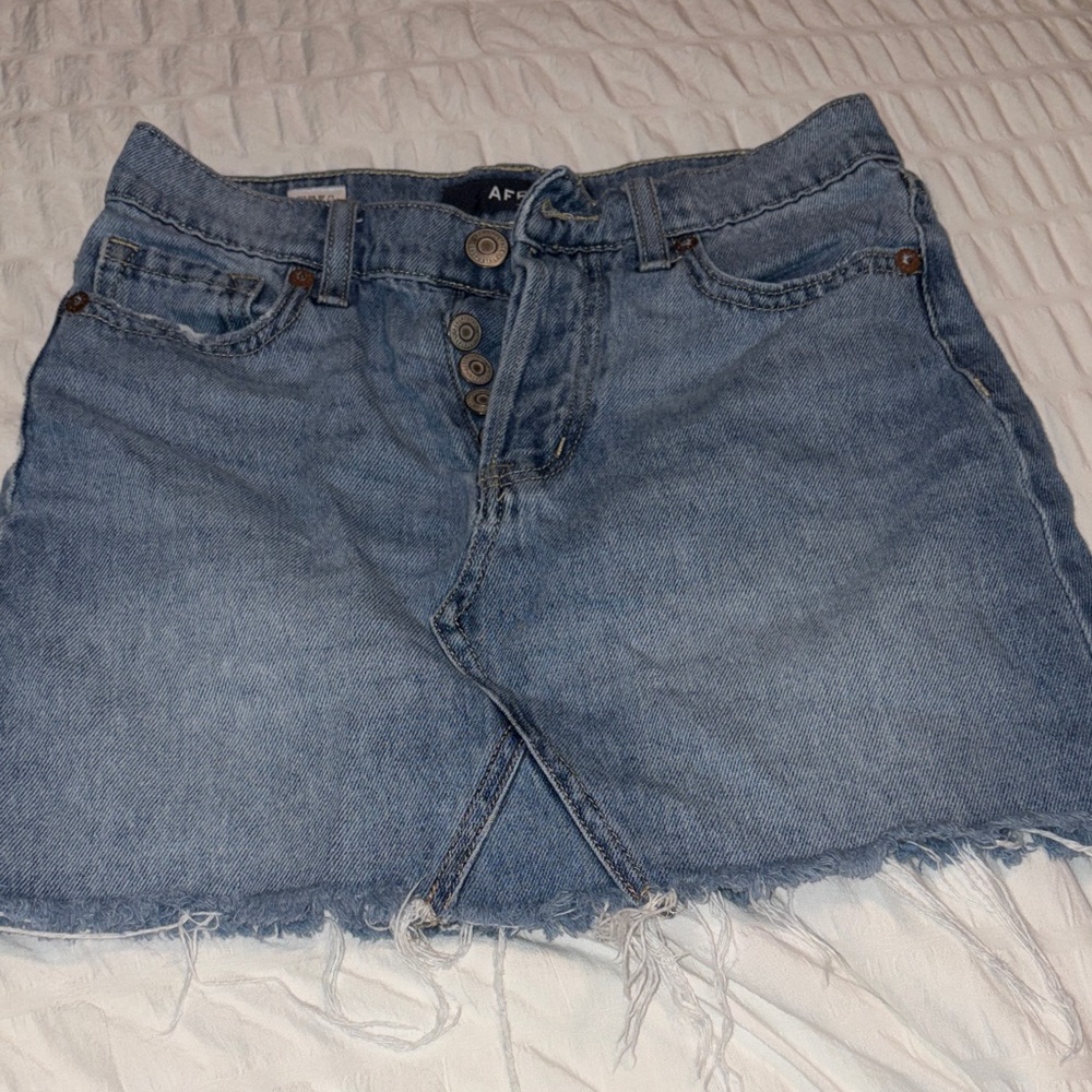 AERO Light Blue Denim Skirt